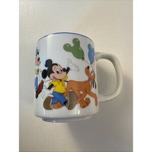 Disney Parks Coffee Mug Disneyland Mickey Balloon Minnie Goofy Pluto MM4